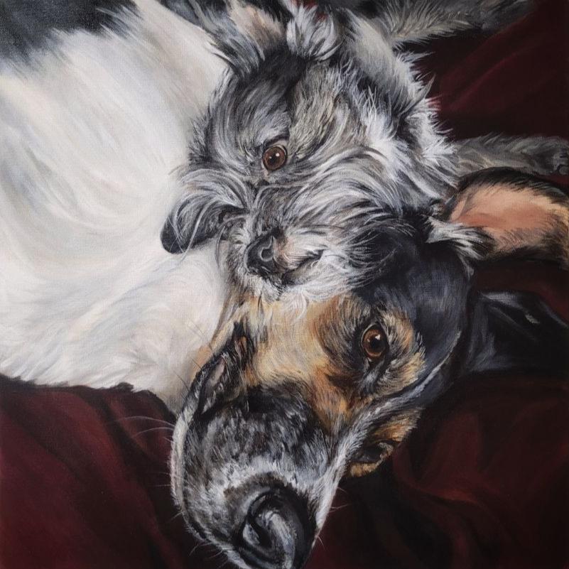Pet Portrait Multiple Pet