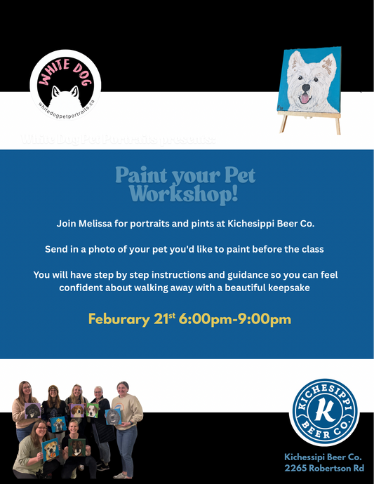 WORKSHOP: PAINT YOUR PET FEB 21st