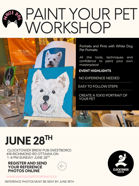 WORKSHOP: PAINT YOUR PET JUNE 28