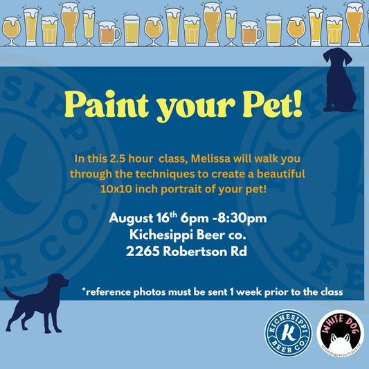 WORKSHOP: PAINT YOUR PET AUGUST 16th