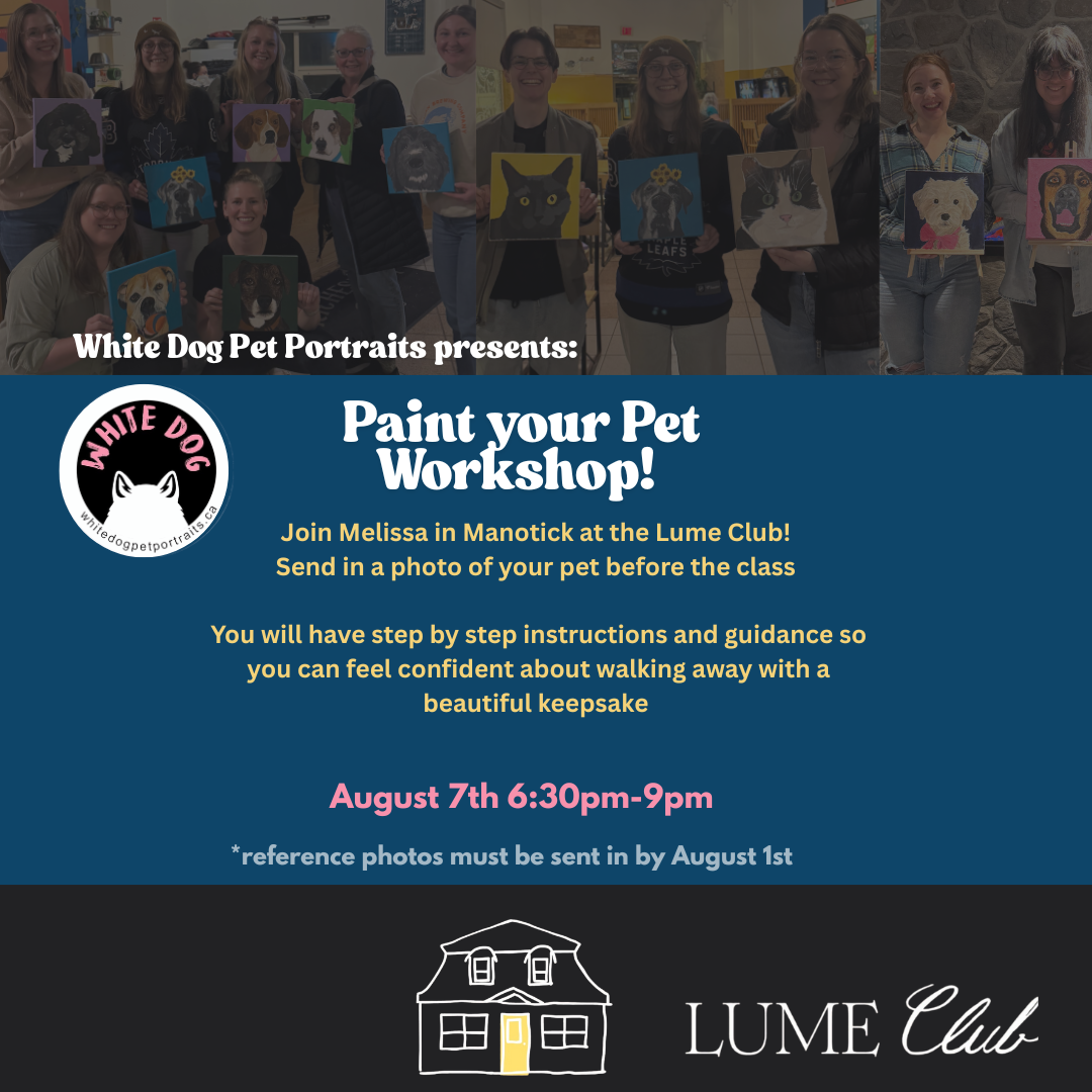 WORKSHOP: PAINT YOUR PET AUGUST 7