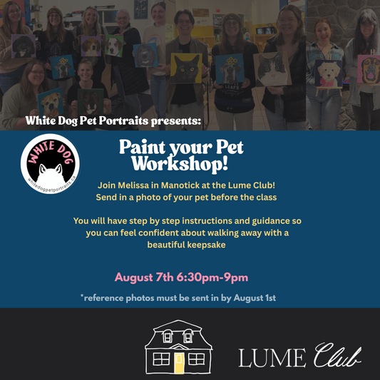 WORKSHOP: PAINT YOUR PET AUGUST 7