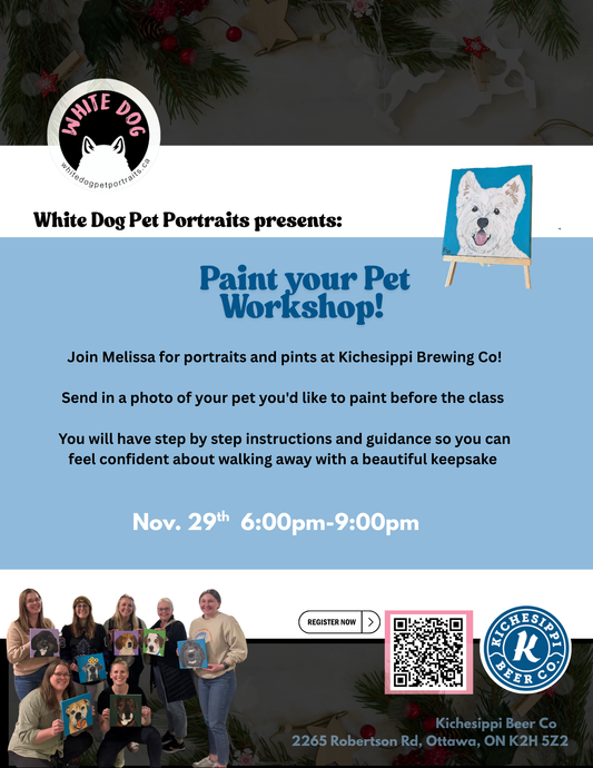 WORKSHOP: PAINT YOUR PET NOV 29